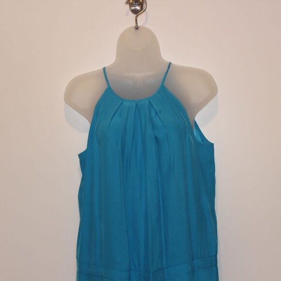 Amanda Uprichard Silk Blue Jumpsuit Romper Women Size S Small - Picture 4 of 12